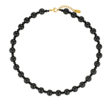 Constance Necklace | Black Agate