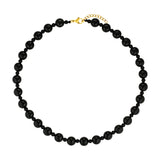 Constance Necklace | Black Agate