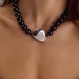 Plaza Necklace | Silver