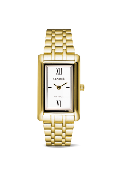 Kelly Watch | White | 14K Gold – CENDRÉ