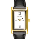 Kelly Watch | White | Black Smooth