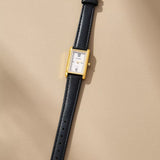 Kelly Watch | White | Black Smooth