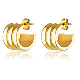 Liv Hoop Earrings | Gold