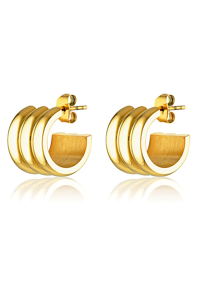 Liv Hoop Earrings | Gold