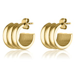 Liv Hoops Earrings | 14K Gold