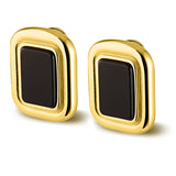 Margaux Onyx Earrings | Black