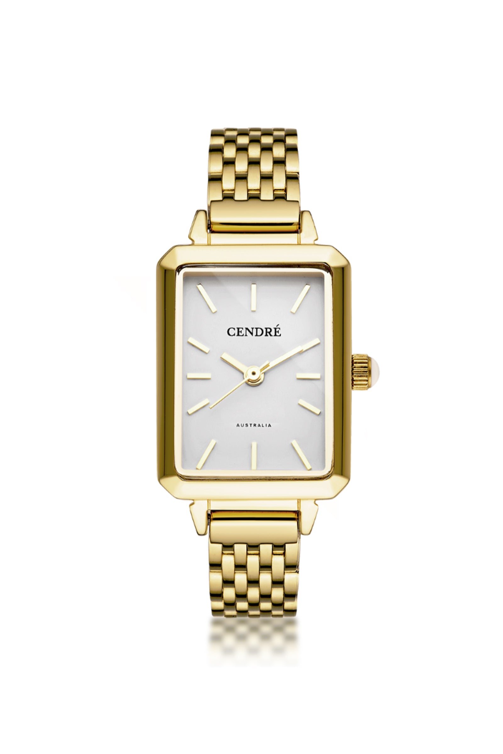 CENDRÉ 18kゴールドプレート スクエア 腕時計 CENDRÉ 18kゴールドプレート スクエア 腕時計