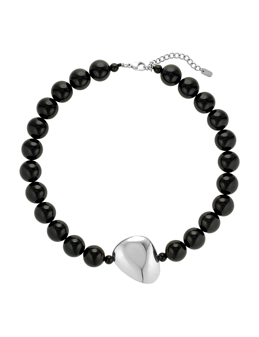 Plaza-Necklace-_-Silver