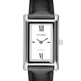 Kelly Watch | Silver | Smooth Black