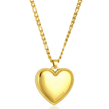 Belle Heart Necklace | Gold