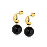 Vera Earrings | Black Onyx