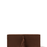 Margot Jewellery Box | Chocolate Suede
