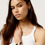 Isobel Watch | White | Black Python