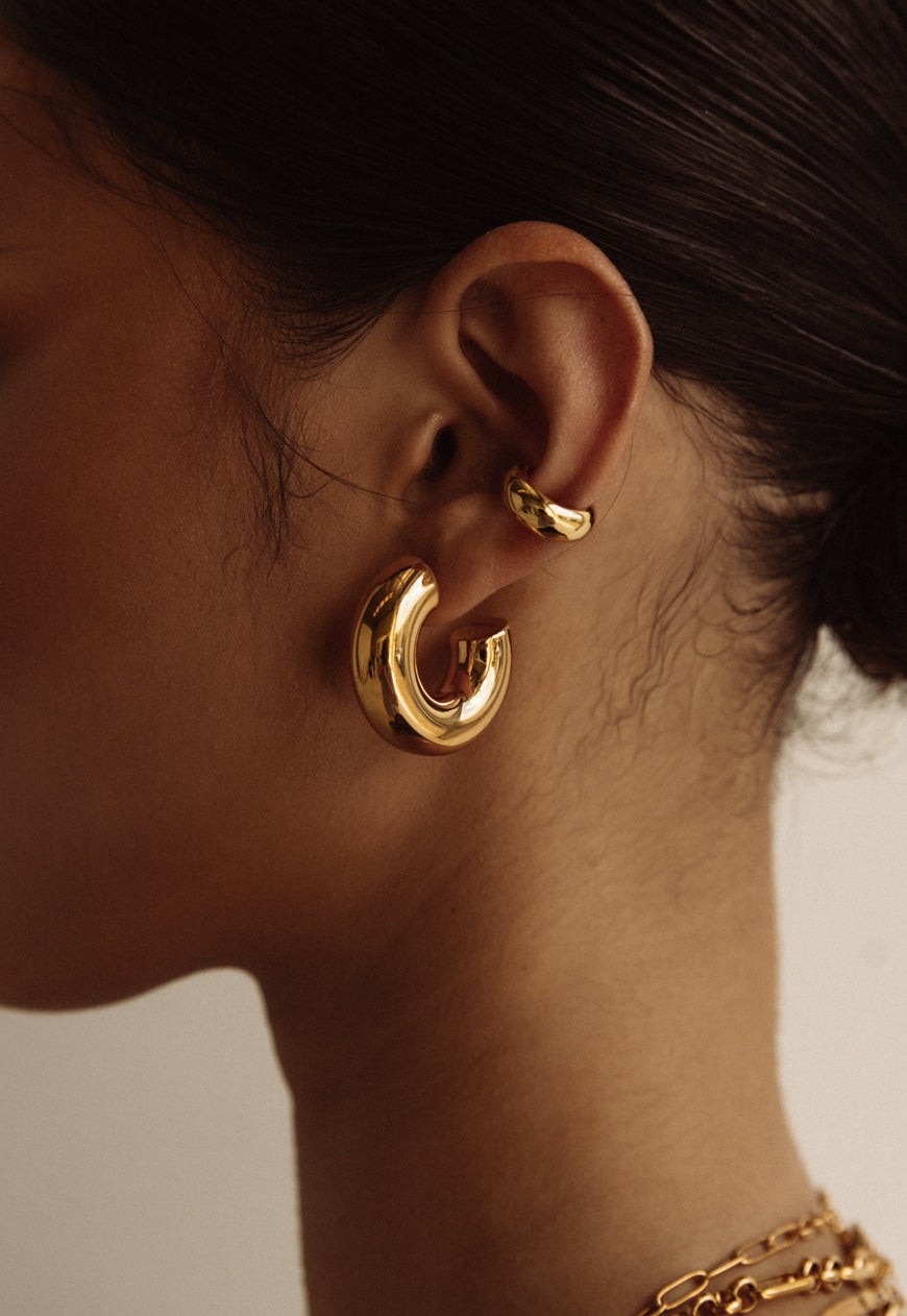 Lolita Hoop Earrings | Gold
