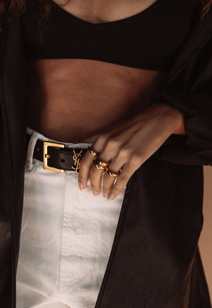 Pia Dome Ring | Gold