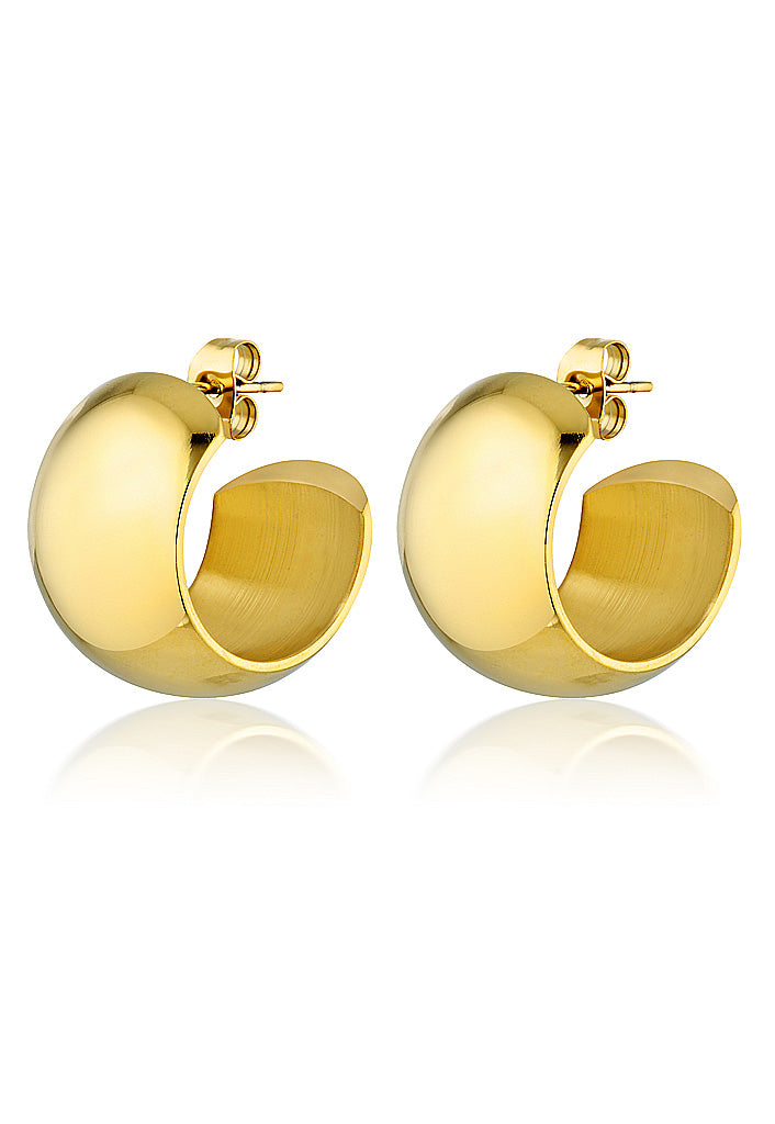 Chateau Hoop Earrings | Gold