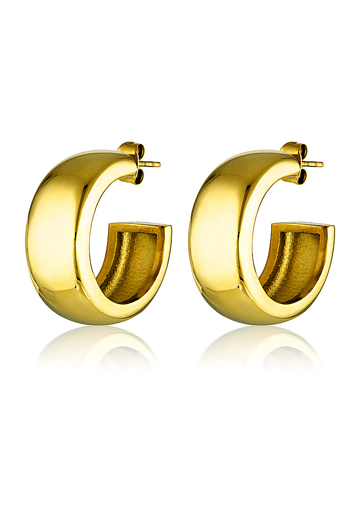 1960 Hoop Earrings | Gold