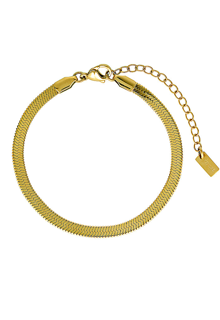 Beau Snake Bracelet | Gold