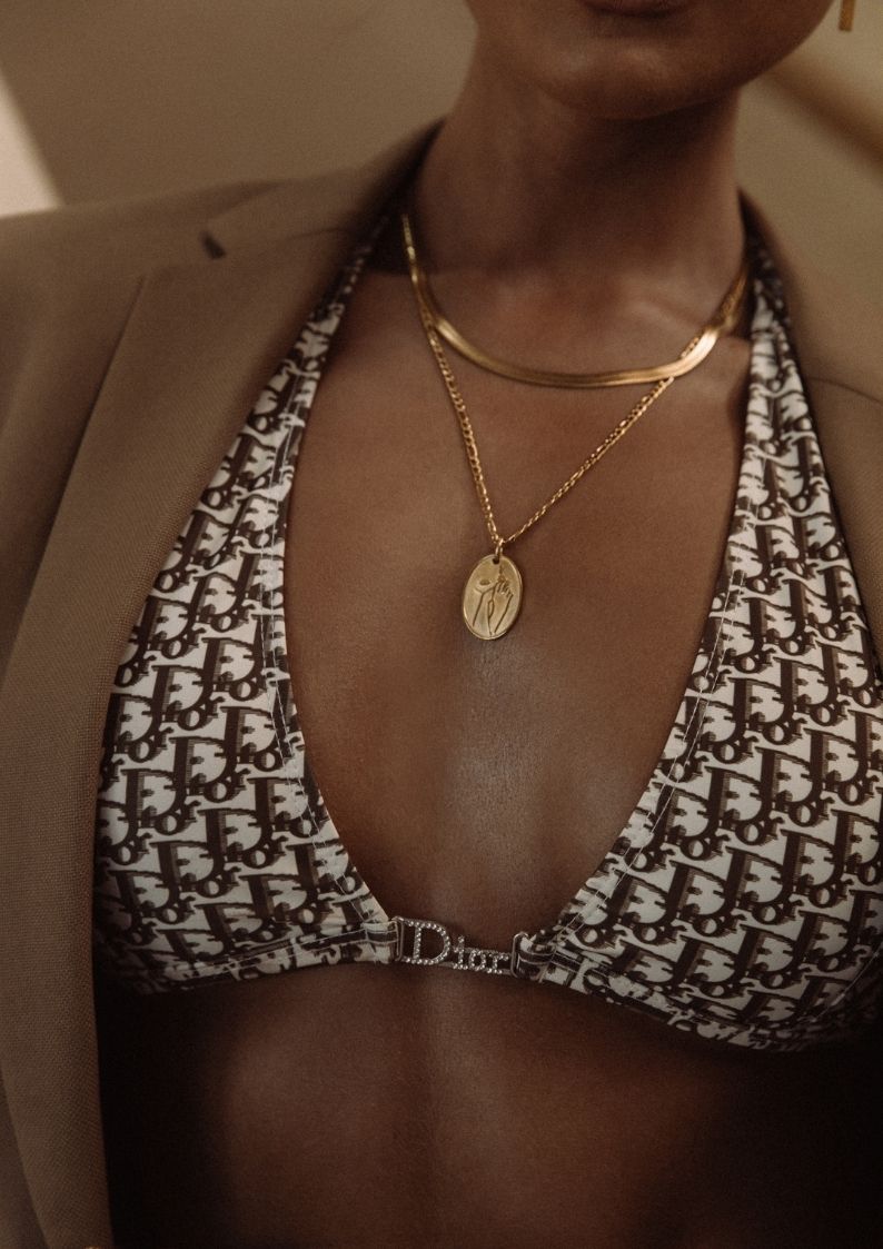 Python Necklace | Gold