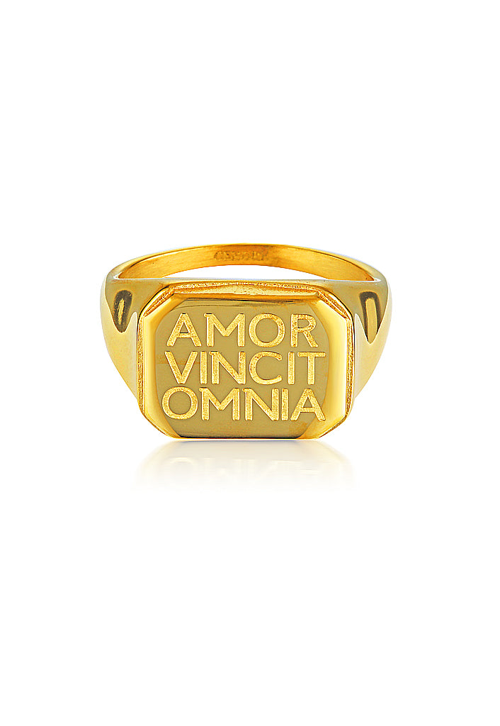 Love Conquers All Ring | Gold
