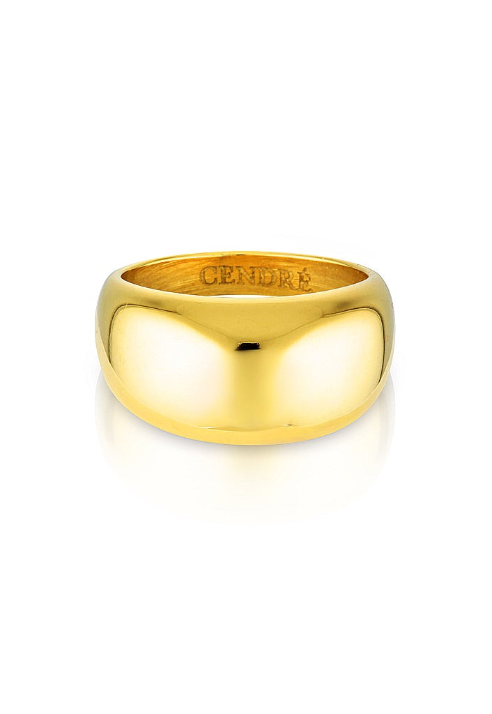 Yves Dome Ring | Gold